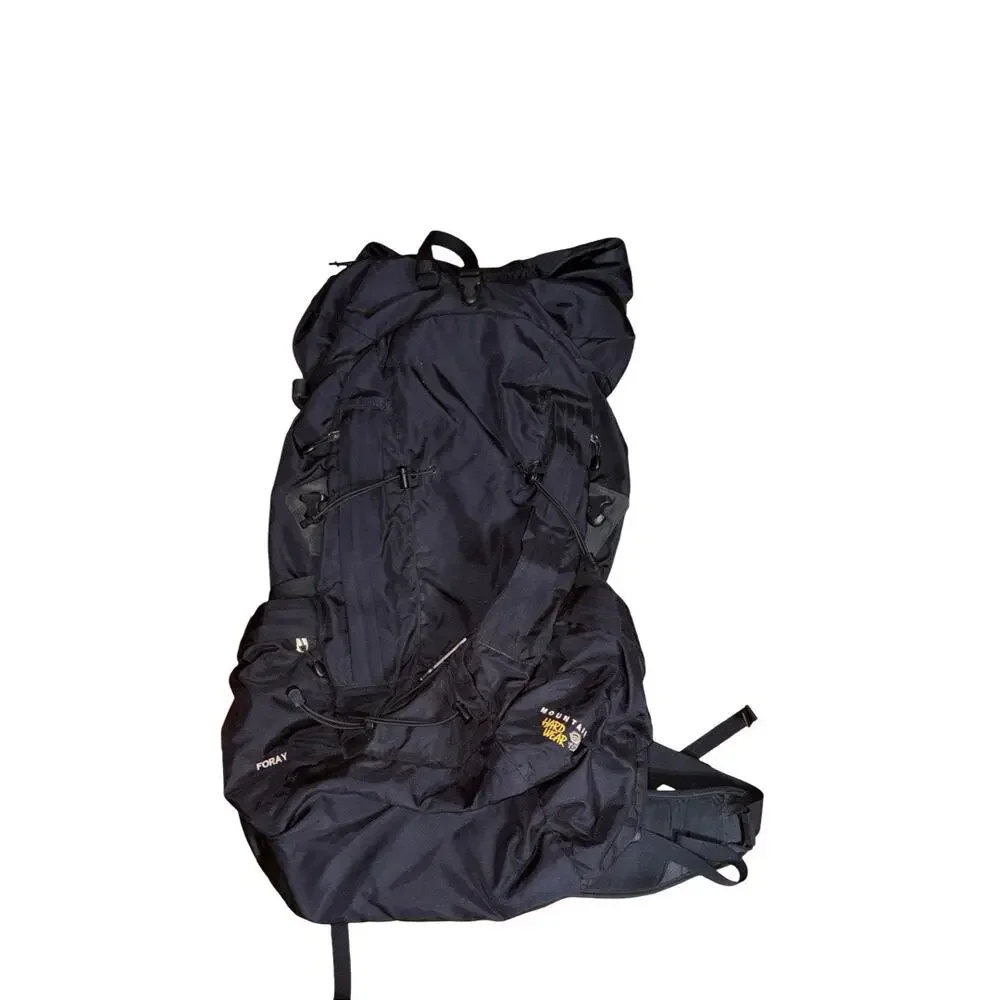Mountain Hardwear Foray Black Nylon Hard Back EXTRA LARGE Hiking Travel Backpack